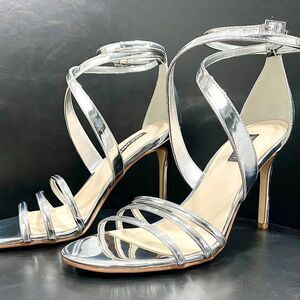 Nine West Women's Silver High Heels
